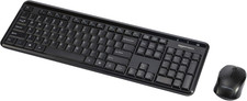 2.4Ghz Wireless Keyboard and Mouse Combo Set, Quiet and Compact US Layout, Plug picture