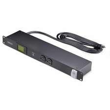 StarTech 12-Outlet Horizontal Rack Mount Metered PDU (12nm8rackmountpdu) picture