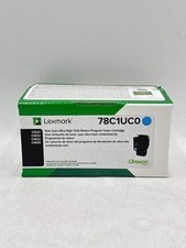 NEW GENUINE Lexmark 78C1UC0 Cyan Ultra High Yield Toner Cartridge CS521 CS622 picture