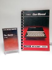 Timex Sinclair 1000 program Tape The Starter 2K & Sinclair 1000 User Manual picture
