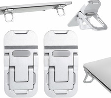 Keyboard Feet, 2 Pcs Zinc Alloy Foldable Laptop Stands picture