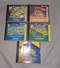 Microsoft Magic School Bus Explores Inside the Earth and more - Lot of 5 picture