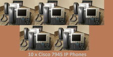 Lot of 10 Cisco CP-7945G 7945 Unified IP Phone Color LCD Delivery 2-7 Days picture