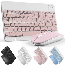 Slim Mini 32.8ft Wireless Keyboard and Mouse Combo Set For PC Laptop Computer US picture