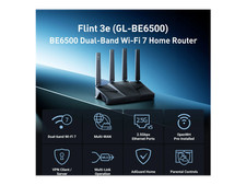 GL.iNet GL-BE6500 (Flint 3e) WiFi 7 Router, High-Speed WiFi Router for Wireless picture
