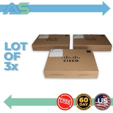Lot of 3 Cisco CP-8811-K9 IP Phone 8800 Series 5 Line VoIP PoE Deskphones Black picture