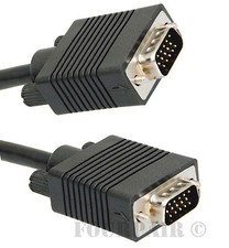 Premium Heavy Duty 75ft VGA SVGA Video Cable Cord Male to Male PC Laptop Monitor picture