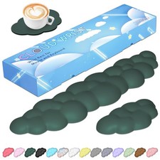 Upgrade Leather Cloud Wrist Rest for Keyboard and Mouse & Cup Pad picture