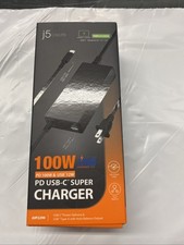 j5create 100W PD USB-C Super Charger Power Adapter Black JUP2290- Free S&H picture