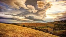 Landscape sky clouds nature new Custom Gaming Mat Desk picture