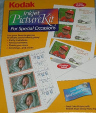 Kodak 1293810 Special Occasions Inkjet Picture Kit (10 Sheets) Brand New Sealed picture