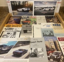 LOT OF (18)Vintage Owners Manuals/Catalogs/2014 Corvette Ad/Vintage Rod & Custom picture