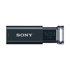 Sony USB Memory USB3.0 128GB Black Capless USM128GUB Flash Drive Computer NEW picture