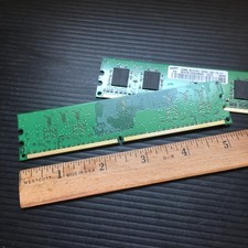 2PCS Samsung  256MB 1Rx16 PC2-3200U-333-10-C1 M378T3354BG0-CCC PC Memory picture