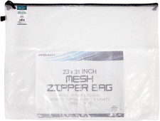 Mesh & Vinyl Zipper Bag 23X31 picture