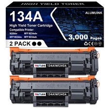 2PK 134A 134X Toner with Chip - Replacement for HP W1340A W1340X MFP M234dw picture