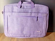 MOSISO Laptop Shoulder Bag with Adjustable Bottom Depth 15 X 19 Lilac picture