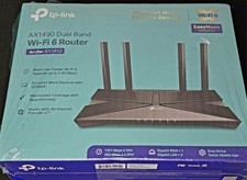 TP‑Link Archer AX1450 Dual Band Wi‑Fi 6 Router NEW Sealed But Torn picture