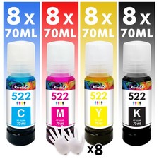 Bulk 8 Sets Koala Printer Ink Refill 2240ML Fit for 2720 2800 2803 4700 4800 picture