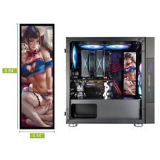 Vetroo Computer PC Case Decor LED Vertical Board Full HD 2K Multi-Mode Function picture