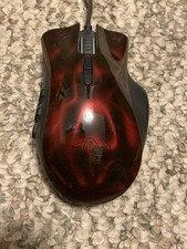 Rare Razer Naga Hex Wraith Red Laser Gaming Mouse RZ01-0075 MMO MOB picture