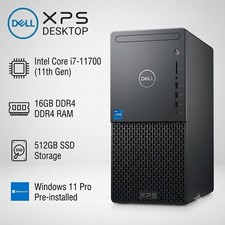 Dell XPS 8940 Desktop Intel i7-11700 16GB RAM 512GB SSD Windows 11 Pro PC picture
