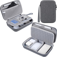 Hard Electronic Organizer Travel Case for Macbook Power Adapter Chargers Cables picture