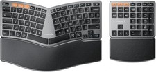 ProtoArc EK04 Wireless Ergonomic Keyboard Split Design Bluetooth Space Gray picture