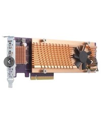 QNAP QM2-4P-384 PCIe Expansion Card 4x M.2 NVMe SSD Slots Gen3 x8 picture