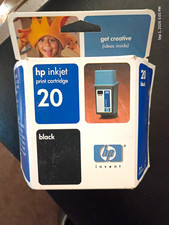 HP 20 Black Inkjet Genuine/Original Ink Cartridge C6614D for HP Printers picture