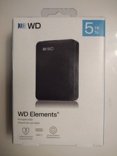 Western Digital WD Elements 5TB Portable External HDD, Black picture
