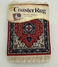 Coasters Beautiful Set Of 4 Gregorian Oriental Rug Style MouseRug USA Made GC picture