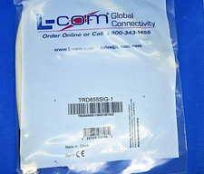 L-Com TRD855SIG-1 INDUSTRIAL GRADE CAT 5E DOUBLE SHIELDED LSZH PATCH CORD 1FT picture