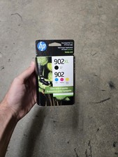 OEM 4-Pack HP 902XL Black HP C/M/Y Color Ink Cartridges Exp Oct 2023 Brand New  picture