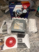 TDK UE-5201B Black External USB CD-RW CD-Rom Drive 52X Velocd 5201-UE picture