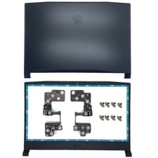 New for MSI Katana GF66 11UE 11UG MS-1581 MS-1582 LCD Back Cover+Bezel+Hinges US picture