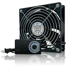 Computer Fan with AC Plug-120mm Fan 120V 110V 220V wit Variable Speed Controller picture