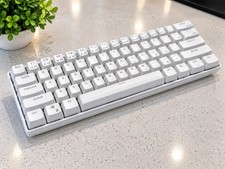 White RGB Gaming Keyboard picture