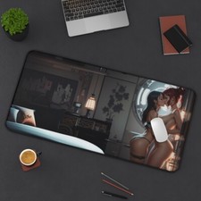 Gaming Mouse Pad Anime Girls PC Gamer Desk Mat Cute Kawaii Pad Tcg Playmat LGBTQ picture