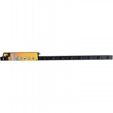 Prime PB800012 12 Outlet Black Metal Power Strip with Cord- 4 ft. picture
