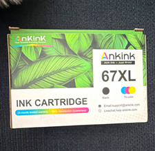 Ankink 67XL Compatible Inkjet Ink Cartridges for HP Black & Tri-Color picture