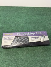 Yahoo Direct Access Internet Keyboard Vintage 1999 for PC PS2 Rare Y2K + Mouse picture