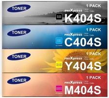 4PK Compatible Samsung CLT-404S Toner Set C M Y K Xpress C430 C480 C480FW C480FN picture