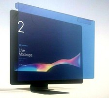 NUSIGN Easy Hang 22 inch Blue Light Blocking Screen Protector Panel for Desktop picture