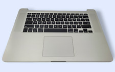 GENUINE Apple MacBook 15 2015 Top Case / Palmrest + Keyboard / A1398 / 661-02536 picture