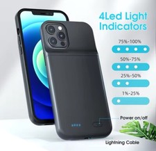 For iPhone 7 8 X XS XR 11PROMAX Battery Charger Case Power Bank Charging Cover picture