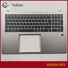 N19204-051 FOR HP 16 G9 Silver Laptop C Shell Palmrest Backlit French Keyboard picture