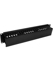 NEW Cable Management Panel 2U Horizontal Finger Duct Rack Removeable Cover picture