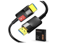 8K 4K Fiber Optic HDMI Cable 100FT/30M, Long HDMI 2.1 Cable Support 48Gbps H... picture