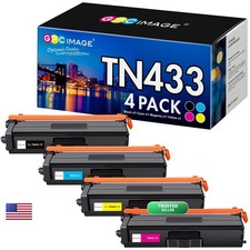 GPC Image Replacement for Brother TN433 Toner Cartridge 4 Pack picture